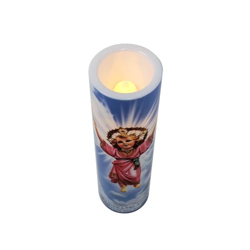 Divine Child Jesus, LED Flameless Devotional Prayer Candle