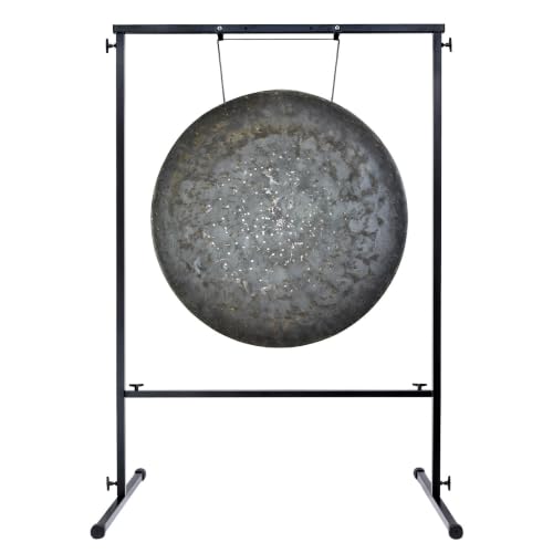 30" to 32" Gongs on the Best Friend Gong Stand - Includes Gong, Stand, & Mallet/Strong & Easy-to-Assemble - color: 32" Mother Tesla Gong