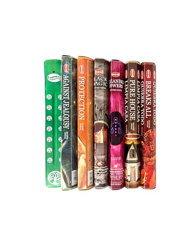 Hem Incense Sticks Variety Pack #-120 Insence-Sticks (6 Incents x 20 Insense) + Incense Stick Holder Bundle with 6 Themed Fragrances (Witchcraft) - color: Witchcraft