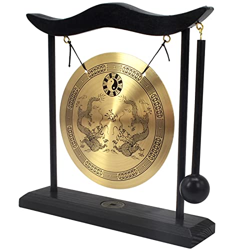 Zen Art Brass Feng Shui Desktop Gong H1303 - color: H1303