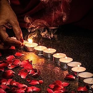 100 Pack 4 Hour Long time Burning,Unscented Tea Lights Candles,White, Smokeless, Dripless,for Weddings, Home, Pool,Shabbat - color: White