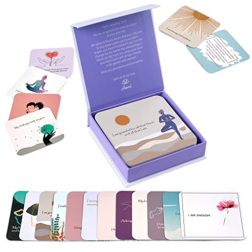 Ariond Happier Me - Daily Positive Affirmation Cards For Self Love - size: Small
