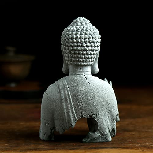 Buddha Statue for Home Stone Zen Garden Accessories Meditation Zen Garden Yoga Bonsai Micro Landscape Feng Shui Decor Fish Tank Aquarium Decorations