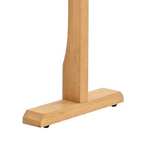 40" Wood Gong Stand, Solid Beech — MADE IN EUROPE — for Meditation, Sound Healing Therapy and Yoga, 2-YEAR WARRANTY - size: Large