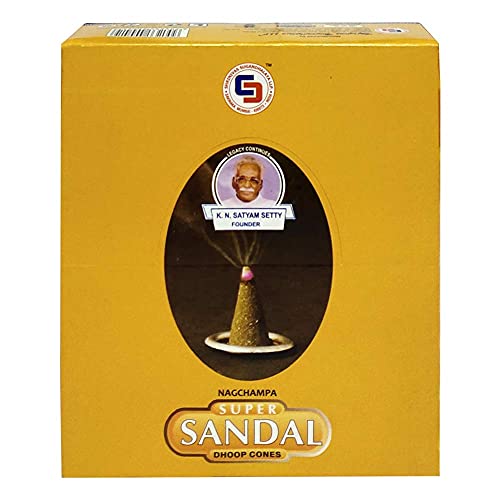 Super Sandal Incense Cones and Cone Burner Bundle - Satya Incense - color: Super Sandal-12