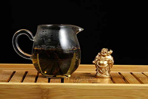 6Pcs 2in Gold Resin Laughing Buddha Figurines, Tabletop Lucky Decor - color: 2'' Resin Gold Set