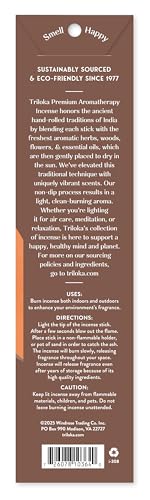 Triloka Premium Incense, Ginger, 10 Sticks - color: Ginger, size: 10 Count