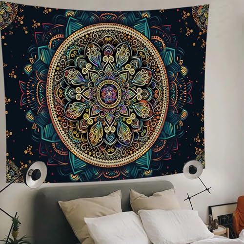 AACKart Mandala Wall Tapestry for Bedroom Aesthetic, 80x60 Inches - size: 80"L x 60"W