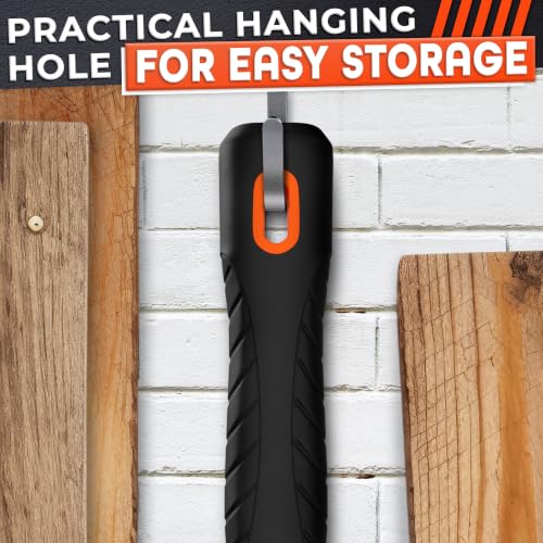Rubber Mallet Hammer 16 Oz (1 lb), Soft Face Non-Marring Head - color: Orange