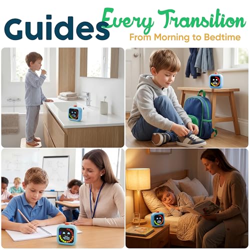 Digital Visual Timer for Kids - Calmer Routines & Transitions - color: Blue