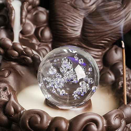 Buddha Hand Series Backflow Incense Burner Skull Incense Waterfall Holder Smoke Indoor Creative LED Ceramic Incense Cone Incense Burner Decoration Incense Burner Ornamen for Home Office Yoga Temple