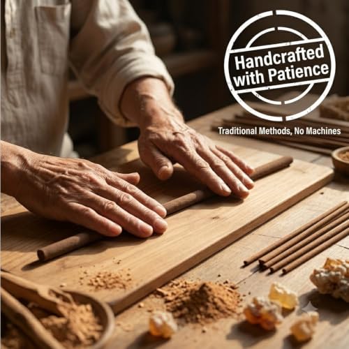Benzoin Incense Sticks - Natural Vanilla Scent 30g (80 Sticks)