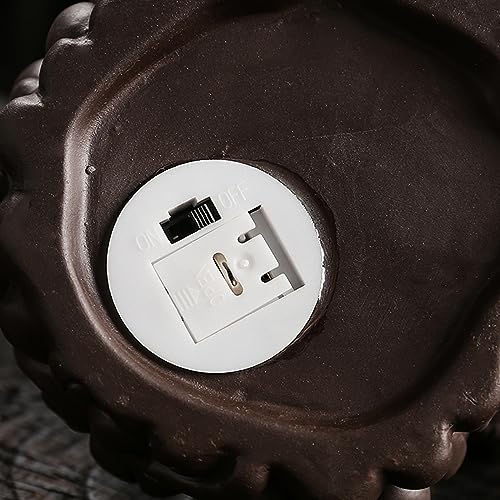 Buddha Hand Series Backflow Incense Burner Skull Incense Waterfall Holder Smoke Indoor Creative LED Ceramic Incense Cone Incense Burner Decoration Incense Burner Ornamen for Home Office Yoga Temple