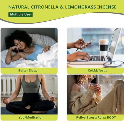 Citronella Incense Coil - Each Coil Could Last for 5-7 Hours- Suitable for Outdoor Camping, Patio, Hiking,etc (2 Pack Contains 48 coils & 2 Coils Stands) - style: Citronella 48 Coils