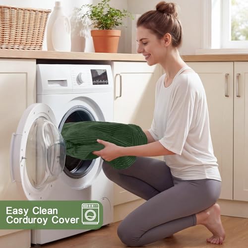 Meditation Cushion, 32x32inch Meditation Floor Pillow for Adults - color: Green