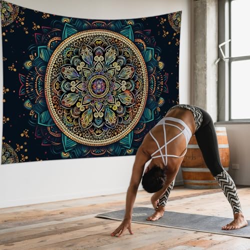 AACKart Mandala Wall Tapestry for Bedroom Aesthetic, 80x60 Inches - size: 80"L x 60"W