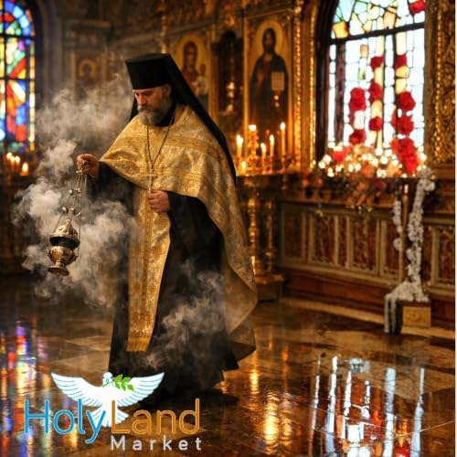 Holy Land Market Orthodox Church Incense Resin, Mount Athos, Myrrh, 1 oz - size: 1 Ounce