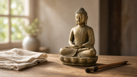 I Polished My Brass Buddha Too Hard. Here Is the Gentle Care I Use Now