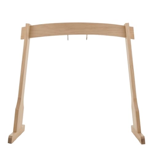 Chimefornia Stand for 4 Koshi Chimes The Original Gong & Koshi Chime Holder/Made of High Quality Pine/Smooth Lacquer Finish