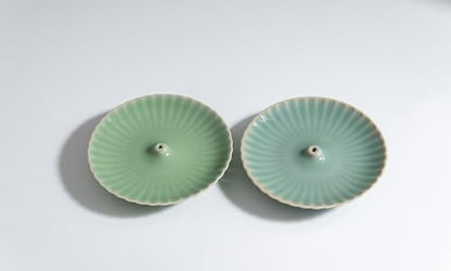 Porcelain incense burner set - 3 patterns, 5 products