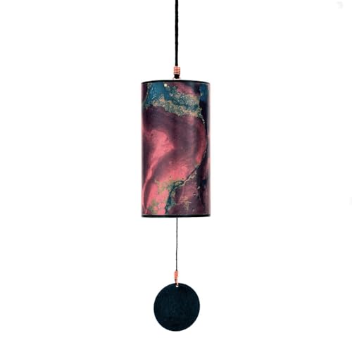 Zaphir Chimes - Includes 1 Chime/Tuned According to the 5 Seasons & Elements of FengShui - size: Blue Moon: Burgundy