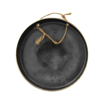6" Bao Gong with Stand & Mallet – Handcrafted Bronze Percussion Gong with Exquisite Pattern Design, Ideal for Home or Office Display - size: 6" Bao Gong