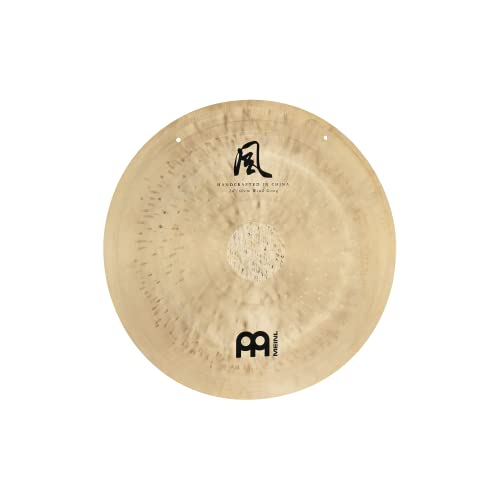 24" Wind Gong with Beater, Traditional — For Sound Healing Therapy, Meditation and Yoga — Bronze Alloy, 2-YEAR WARRANTY - size: 24"