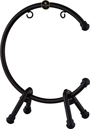 15" Table Gong Stand, Coated Steel, Medium — NOT MADE IN CHINA — for Meditation, Sound Healing Therapy and Yoga, 2-YEAR WARRANTY - size: Medium