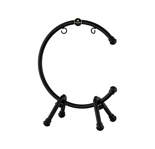 22" Table Gong Stand, Coated Steel, Large — NOT MADE IN CHINA — for Meditation, Sound Healing Therapy and Yoga, 2-YEAR WARRANTY - size: Large