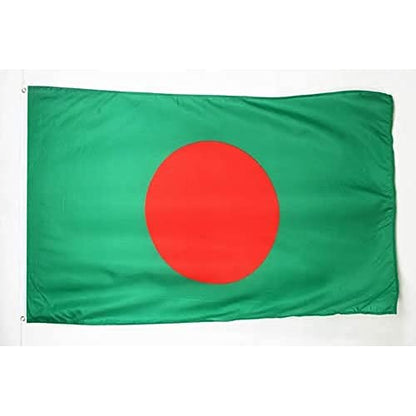 AZ FLAG Bangladesh Flag 5x8 ft 100D Polyester 2 Grommets - color: Bangladesh, size: 5x8 ft
