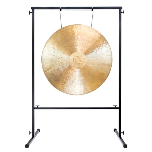 30" to 32" Gongs on the Best Friend Gong Stand - Includes Gong, Stand, & Mallet/Strong & Easy-to-Assemble - color: 32" Heng Gong
