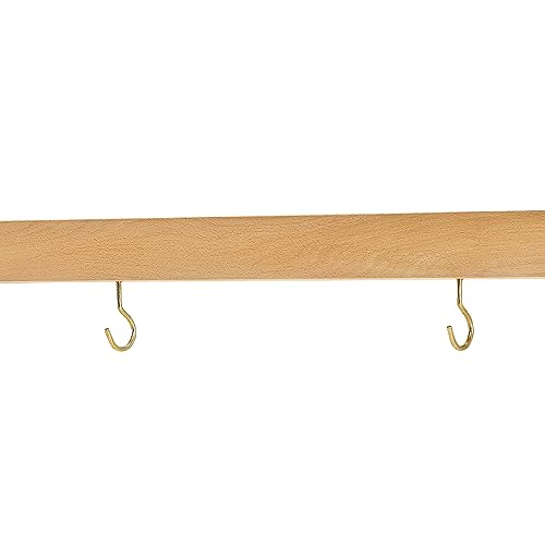40" Wood Gong Stand, Solid Beech — MADE IN EUROPE — for Meditation, Sound Healing Therapy and Yoga, 2-YEAR WARRANTY - size: Large