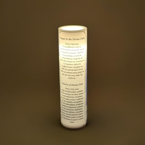 Divine Child Jesus, LED Flameless Devotional Prayer Candle