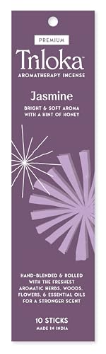 Triloka Premium Incense, Jasmine, 10 Sticks - color: Jasmine, size: 10 Count