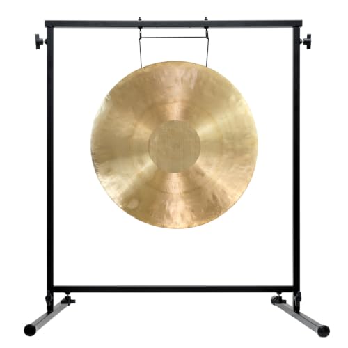 Unlimited Gong & Fruity Buddha Stand, with Mallet, Sound Healing & Yoga - size: 20" Heng Gong