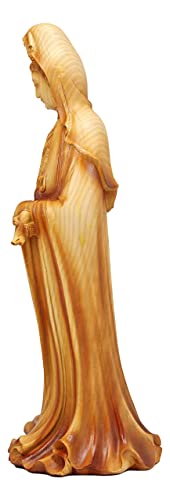 Ebros Bodhisattva Kuan Yin Standing with A Jar of Pure Water Statue 11.5" Tall Goddess Guan Yin Compassion of All Buddhas Figurine Guanyin Faux Wood Resin