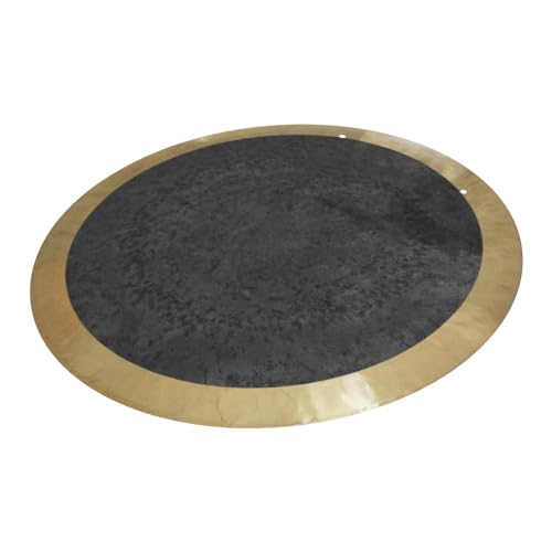 Arborea Sound Healing and Therapy Wind Gong Includes Gong Mallet & Hanging String Beautiful Sound Bronze Alloy Quality Great 24" Meditation Gong - color: Eclipse Wind Gong, size: 24"