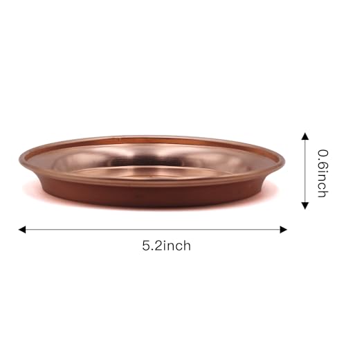 Copper Offering Bowl Prayer Ritual Plate Great for Altar,Witches,Incense Burner, smudging Bowl, Offering Dish,Candle Trays, Ash Catcher,Jewelry Dish(Triple Moon) - style: Triple Moon