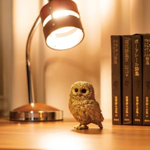 Good Luck owl Decor Figurine Japanese Home Indoor Outdoor feng Shui Decor Wealth Prosperity Money Statue Japanese Shrine Prayer