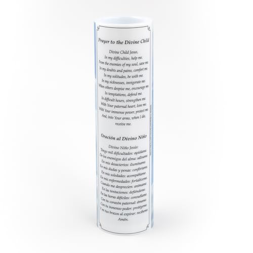 Divine Child Jesus, LED Flameless Devotional Prayer Candle