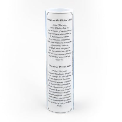 Divine Child Jesus, LED Flameless Devotional Prayer Candle