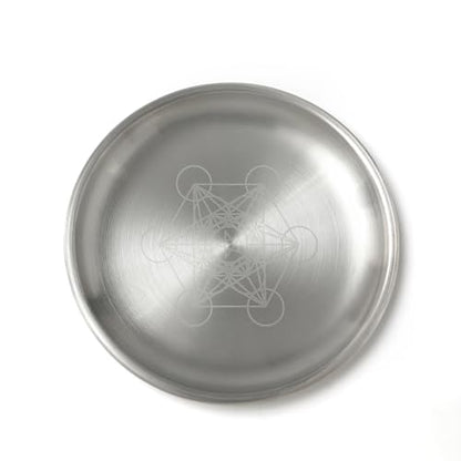 Offering Bowl Ritual Plate Great for Altar use, Shamanic Wicca Ritual, Incense Burner, Smudging, Decoration (Metatron) - style: Metatron