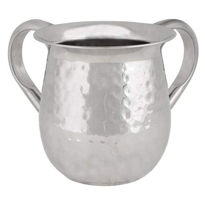 UNBREAKABLE WASHING CUP: Stainless Steel Netilat Yadayim Cup 5-Inch Tall Elegantly Brushed 2-Handle Wide-Mouth Ritual Cleaning Water Vessel - color: Set 30