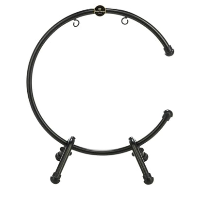 13" Table Gong Stand, Coated Steel, Small — NOT MADE IN CHINA — for Meditation, Sound Healing Therapy and Yoga, 2-YEAR WARRANTY - size: Small