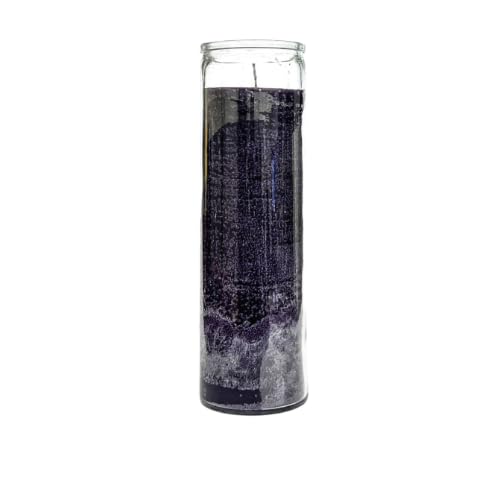 Emporium 7-Day Devotional Candle in Glass Jar - Multiple Colors and Pack Sizes (3, Black) - color: Black