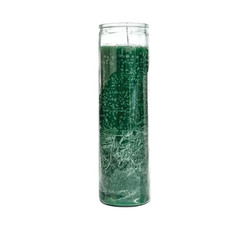 Emporium 7-Day Devotional Candle in Glass Jar - Multiple Colors and Pack Sizes (3, Green) - color: Green