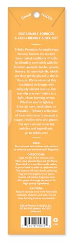Triloka Premium Incense, Amber, 10 Sticks - color: Amber, size: 10 Count