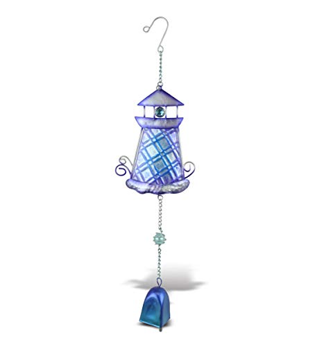 CoTa Global Purple Lighthouse Wind Chime - Hanging Garden Decorations