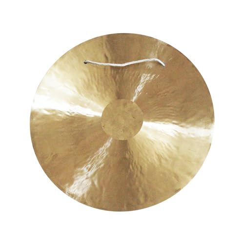 Arborea Sound Healing and Therapy Wind Gong Includes Gong Mallet & Hanging String Beautiful Sound Bronze Alloy Quality Great 24" Meditation Gong - color: Eclipse Wind Gong, size: 24"