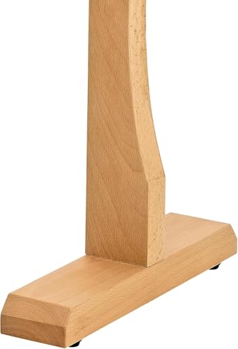 34" Wood Gong Stand, Solid Beech — MADE IN EUROPE — for Meditation, Sound Healing Therapy and Yoga, 2-YEAR WARRANTY - size: Medium